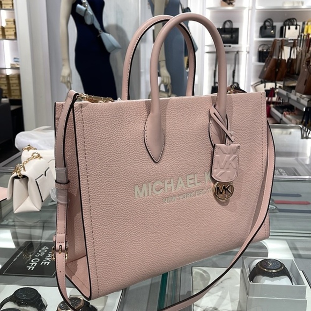 Michael Kors Medium Mirella 35S2G7ZT7L Tote Bag 
Powder Blush Multi
NWT